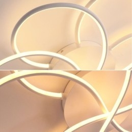 Linjär Infälld Taklampa Modern Blomdesignlampa