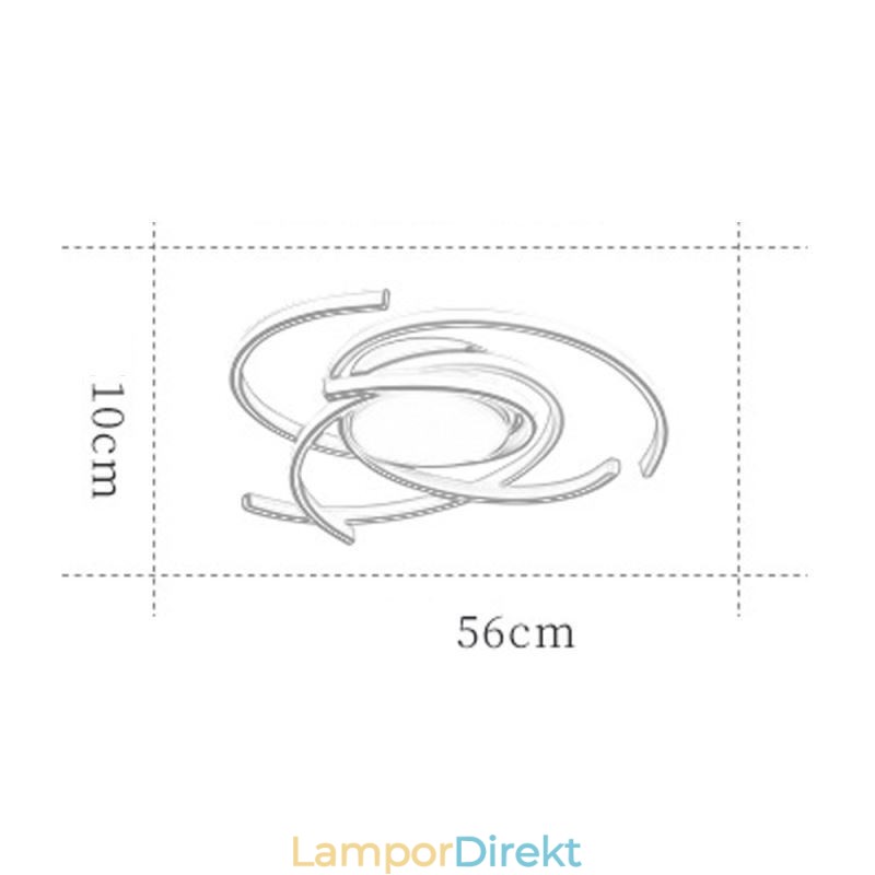 Modern Akryl Infälld Taklampa Kreativ Dekorationsbelysning