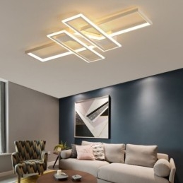 4 Ljus Infälld Taklampa Modern Geometrisk Linjär Dekorativ Ljusarmatur