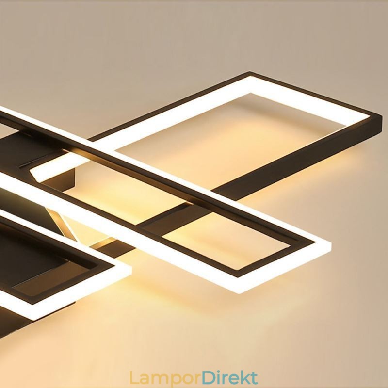 4 Ljus Infälld Taklampa Modern Geometrisk Linjär Dekorativ Ljusarmatur