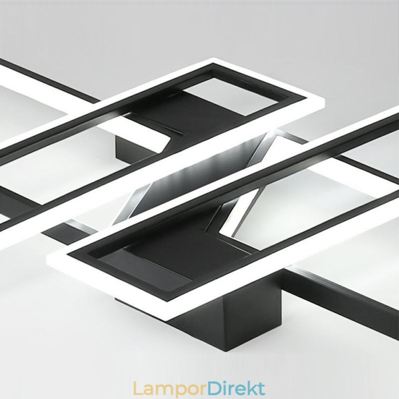 4 Ljus Infälld Taklampa Modern Geometrisk Linjär Dekorativ Ljusarmatur