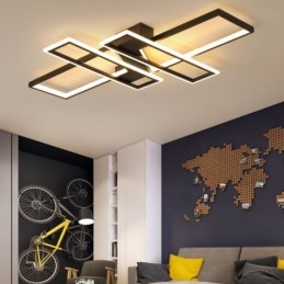 4 Ljus Infälld Taklampa Modern Geometrisk Linjär Dekorativ Ljusarmatur