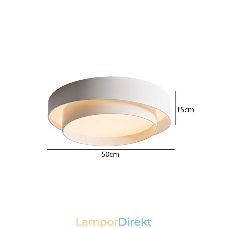 Samtida Infälld Cirkulär Taklampa