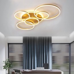 Halo Ring Flush Mount Modern Akryl Taklampa