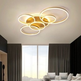 Halo Ring Flush Mount Modern Akryl Taklampa