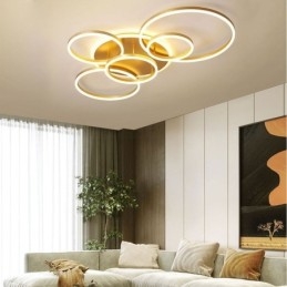 Halo Ring Flush Mount Modern Akryl Taklampa