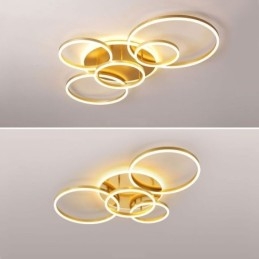 Halo Ring Flush Mount Modern Akryl Taklampa