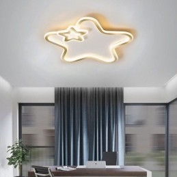Creative Star Flush Mount Golden Star Taklampa