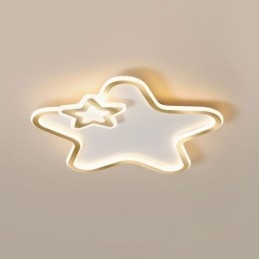 Creative Star Flush Mount Golden Star Taklampa