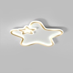 Creative Star Flush Mount Golden Star Taklampa