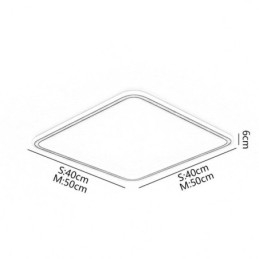 Modern Minimalistisk Infälld Taklampa. Ultratunn Infälld Taklampa