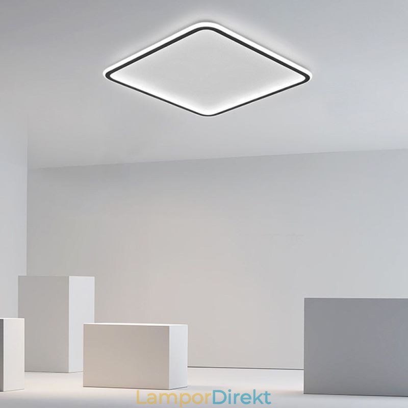 Modern Minimalistisk Infälld Taklampa. Ultratunn Infälld Taklampa