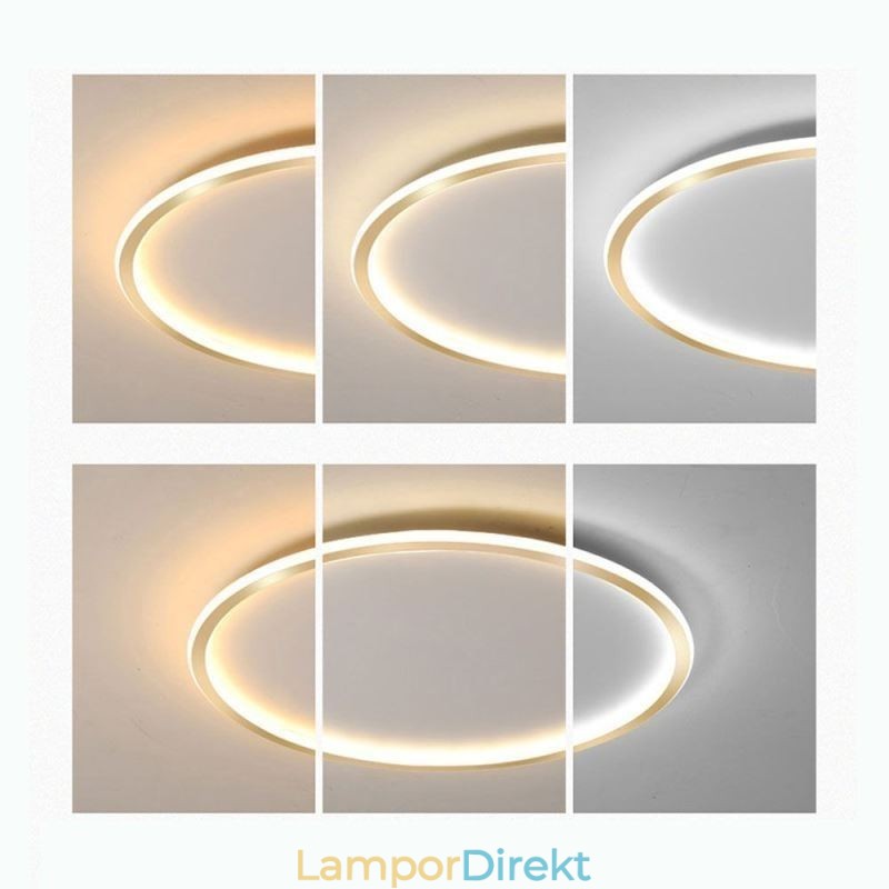 Infälld Minimalistisk Cirkulär Taklampa
