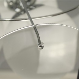 Erbjudanden Milan Simple Fashion Style Ljuskrona Ljus Rök Grå Ljuskrona I Glas