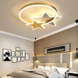Star Flush Mount Taklampa Akryl Double Stars Ljusarmatur