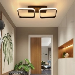 Modern Minimalistisk Infälld Taklampa I Akryl Med Fyrkantig Ram