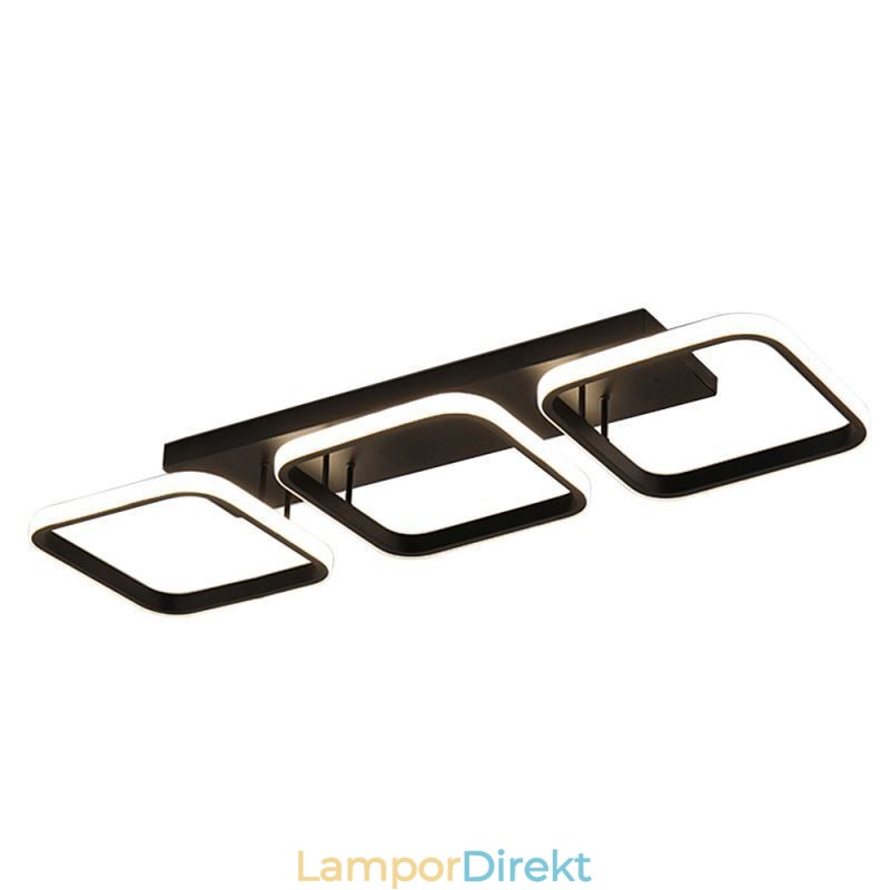 Modern Minimalistisk Infälld Taklampa I Akryl Med Fyrkantig Ram