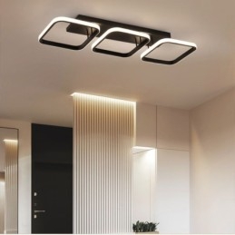 Modern Minimalistisk Infälld Taklampa I Akryl Med Fyrkantig Ram