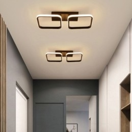 Modern Minimalistisk Infälld Taklampa I Akryl Med Fyrkantig Ram