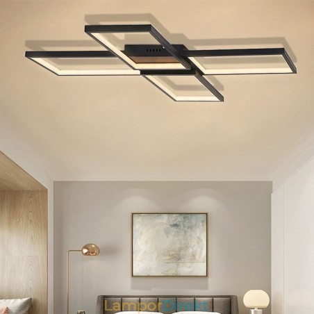 X-Formad Infälld Minimalistisk Taklampa I Akryl X-Formad Infälld Minimalistisk Taklampa I Akryl