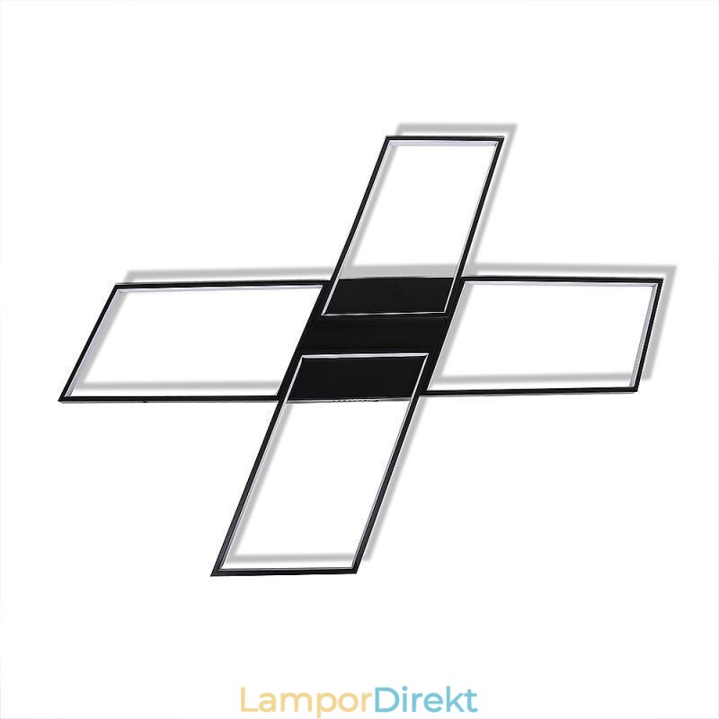 X-Formad Infälld Minimalistisk Taklampa I Akryl