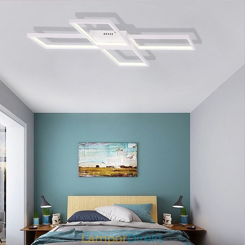 X-Formad Infälld Minimalistisk Taklampa I Akryl