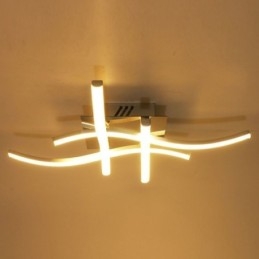 Modern Enkel Infälld Akryl 4 Ljus Vågformad Taklampa