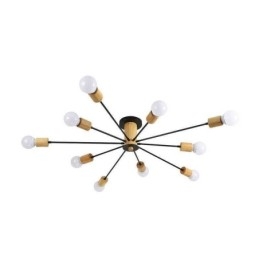 Moderna Magiska Bönor Flush Mount Wood Branch Ljuskrona