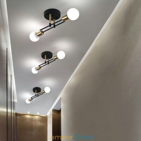 Simple Magic Beans Flush Mount Crossed Ceiling Light Simple Magic Beans Flush Mount Crossed Ceiling Light
