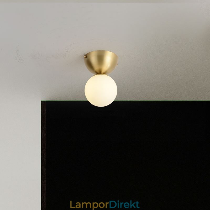 Nordic Brass Mini Infälld Taklampa Foajébelysning