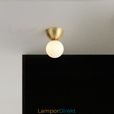 Nordic Brass Mini Infälld Taklampa Foajébelysning Nordic Brass Mini Infälld Taklampa Foajébelysning