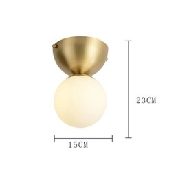 Nordic Brass Mini Infälld Taklampa Foajébelysning