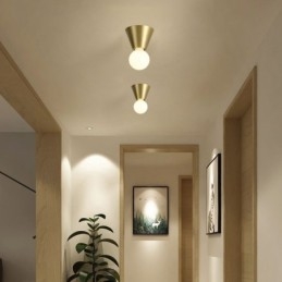 Nordic Brass Mini Infälld Taklampa