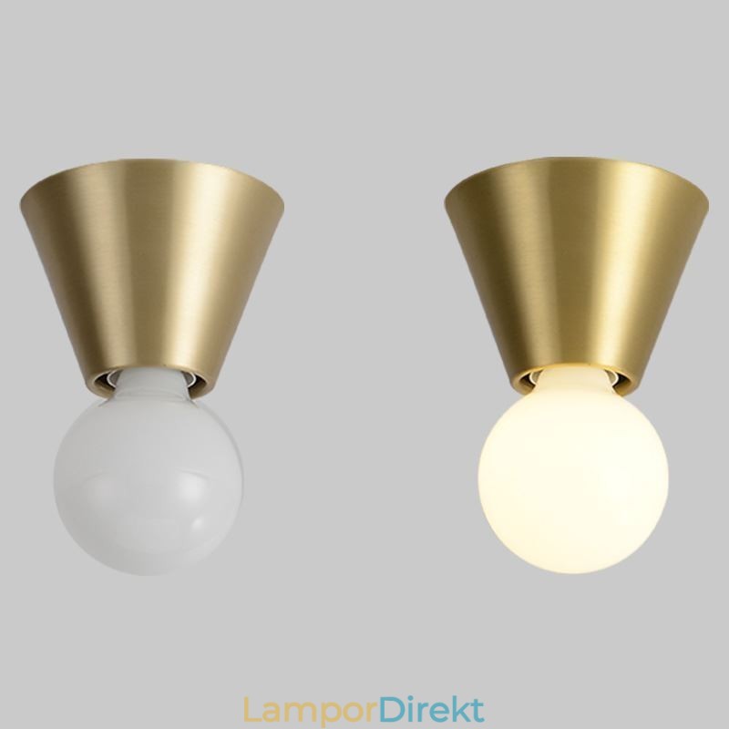Nordic Brass Mini Infälld Taklampa