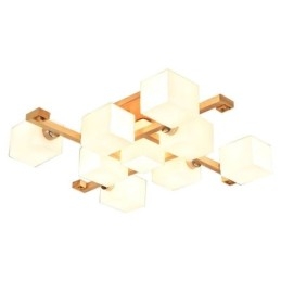 Nordic Flush Mount Taklampa Creative Warm Solid Wood Light