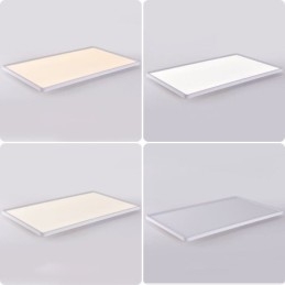 Nordic Panel Light Flush Mount Super Thin Lamp Vit Taklampa