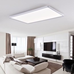 Nordic Panel Light Flush Mount Super Thin Lamp Vit Taklampa