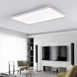 Nordic Panel Light Flush Mount Super Thin Lamp Vit Taklampa