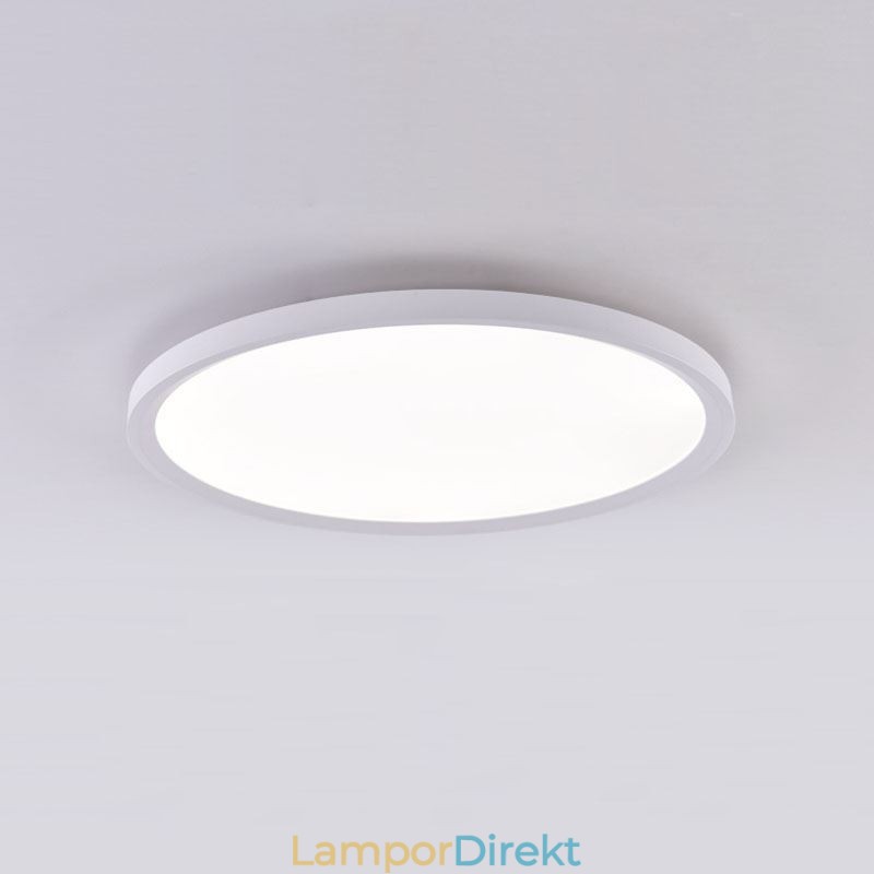 Nordic Round Flush Mount Super Thin Ceiling Light Aluminium Rung Lamp Lighting