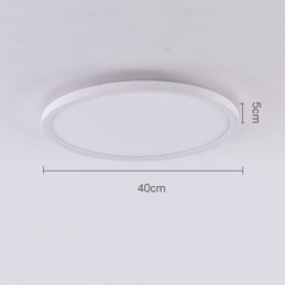 Nordic Round Flush Mount Super Thin Ceiling Light Aluminium Rung Lamp Lighting