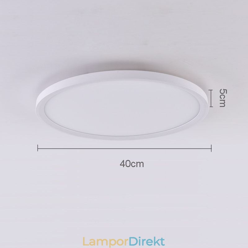 Nordic Round Flush Mount Super Thin Ceiling Light Aluminium Rung Lamp Lighting