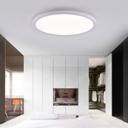 Nordic Round Flush Mount Super Thin Ceiling Light Aluminium Rung Lamp Lighting