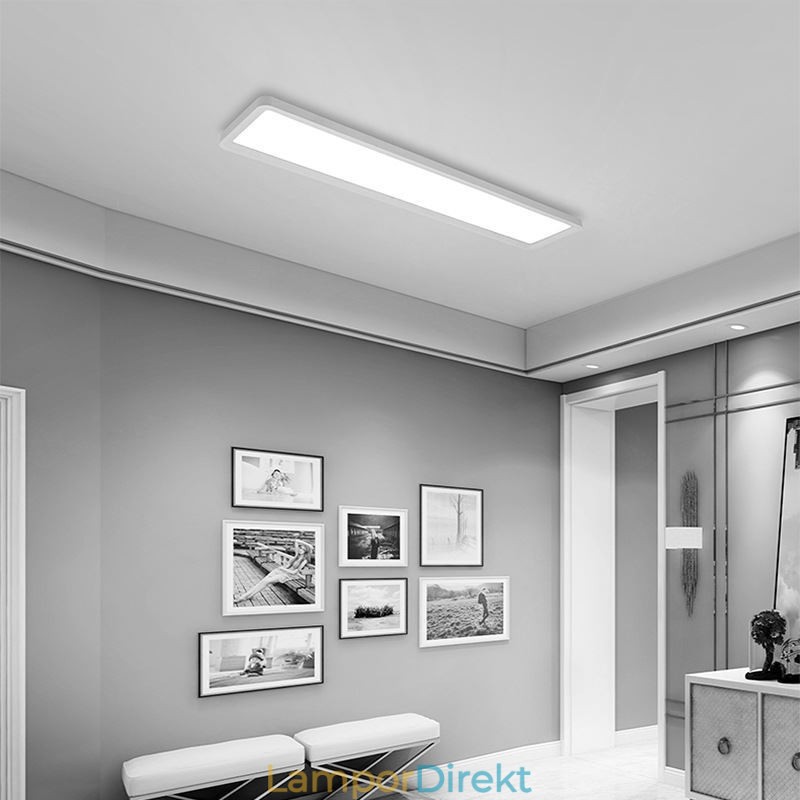 Panel Infälld Nordic Super Thin Rectangle Taklampa Hembelysning Light
