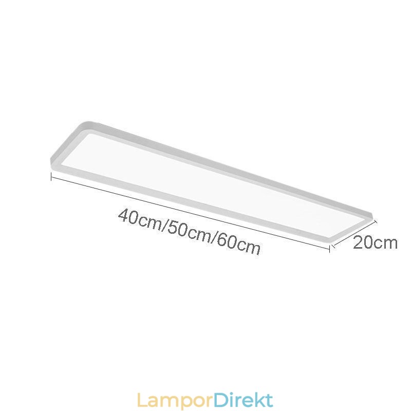 Panel Infälld Nordic Super Thin Rectangle Taklampa Hembelysning Light