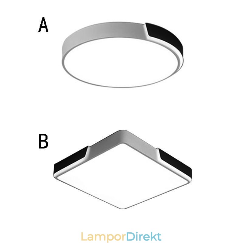 Modern Enkel Infälld Cirkulär Taklampa