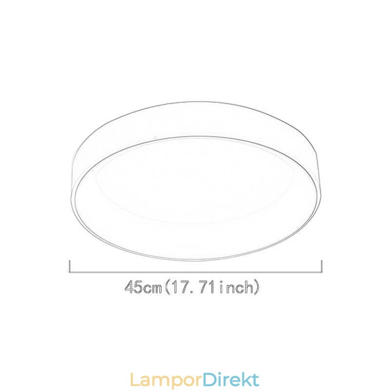 Flush Mount Modern Rund Taklampa Energisparlampa