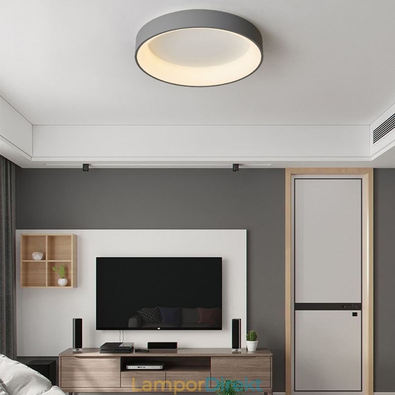 Flush Mount Modern Rund Taklampa Energisparlampa
