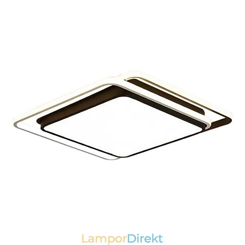 Modern Enkel Infälld Geometrisk Taklampa Fyrkantig Ramlampa