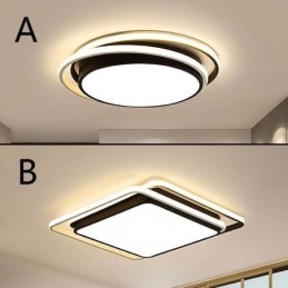 Modern Enkel Infälld Geometrisk Taklampa Fyrkantig Ramlampa