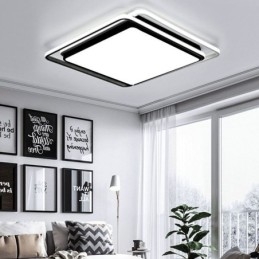 Modern Enkel Infälld Geometrisk Taklampa Fyrkantig Ramlampa